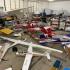 Modelle im Hangar